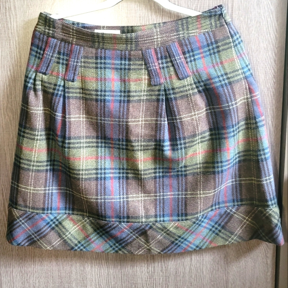 Women's Wool Knee-Length Skirt Size 10